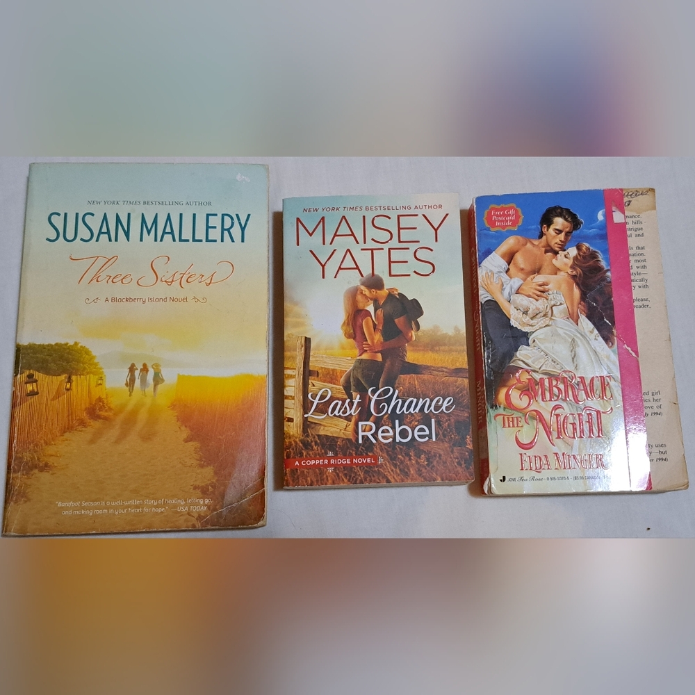 Susan Mallery, Maisey Yates, Elda Minger, Trio Of Romance Novels